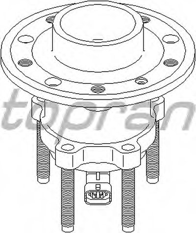 ? колесн. ступицы = TOPRAN купить