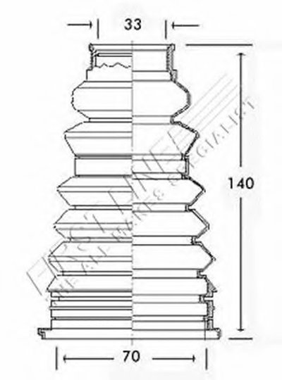 Пыльник, приводной вал FIRST LINE купить