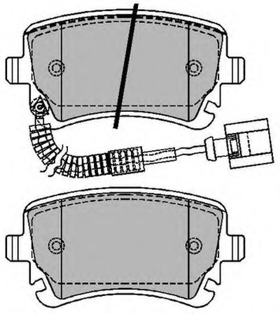 Комплект тормозных колодок, дисковый тормоз ANL Braking COMLINE купить