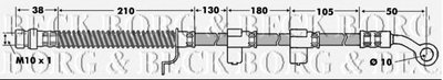 Тормозной шланг BORG & BECK купить