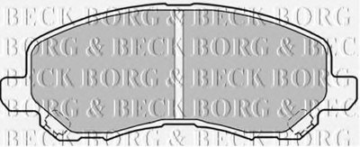 BBP1831 BORG & BECK - Гальмівні колодки до дисків