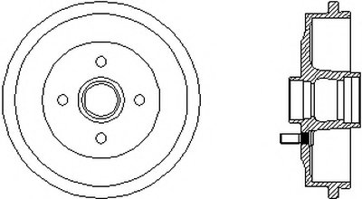 Тормозной барабан HELLA PAGID купить