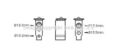 Расширительный клапан, кондиционер AVA QUALITY COOLING купить