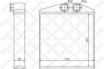 Теплообменник, отопление салона STELLOX купить