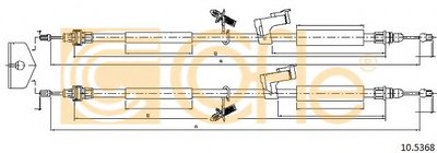 Трос, стояночная тормозная система COFLE купить