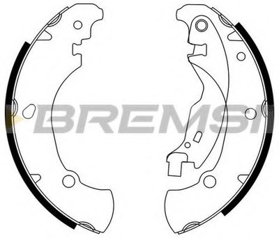 Комплект тормозных колодок BREMSI купить