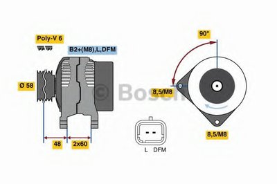 Генератор BOSCH купить