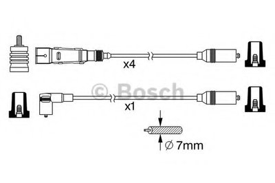 Комплект проводов зажигания BOSCH купить