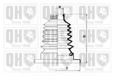 Комплект пылника, приводной вал QUINTON HAZELL купить
