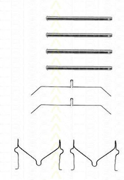 Комплектующие, колодки дискового тормоза TRISCAN купить