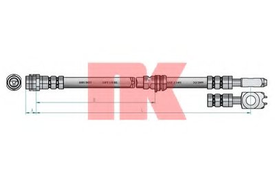 Тормозной шланг NK купить