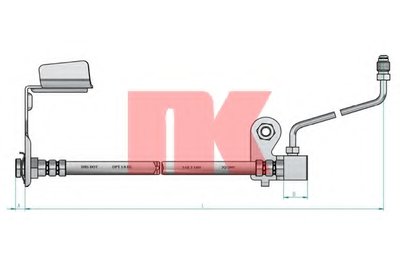 Тормозной шланг NK купить