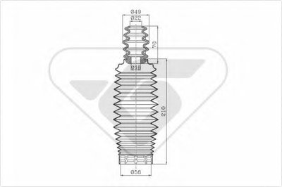 Пылезащитный комплект, амортизатор HUTCHINSON купить