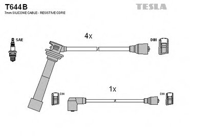 Комплект проводов зажигания TESLA купить