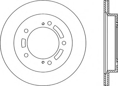 Тормозной диск ADAPTIVE OPEN PARTS купить