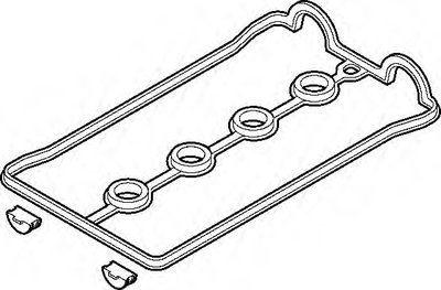 Комплект прокладок, крышка головки цилиндра ELRING купить