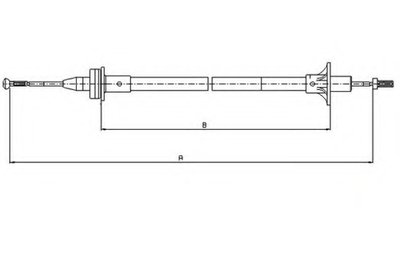 Тросик сцепления TEXTAR купить