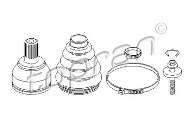 Шарнирный комплект, приводной вал TOPRAN купить
