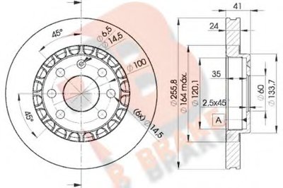 Тормозной диск R BRAKE купить