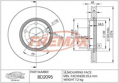 Тормозной диск Premium Black Carbon + FREMAX купить