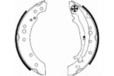 Комплект тормозных колодок HELLA купить