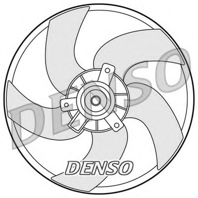 Вентилятор, охлаждение двигателя DENSO купить