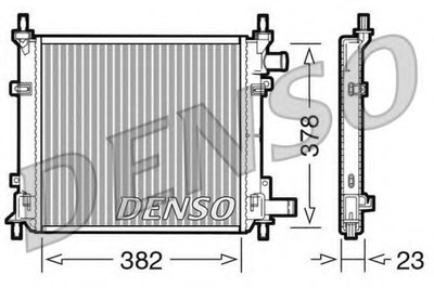 Радиатор, охлаждение двигателя DENSO купить