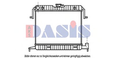 Радиатор, охлаждение двигателя AKS DASIS купить