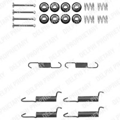 Комплектующие, стояночная тормозная система DELPHI купить