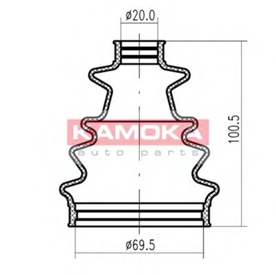 Пыльник, приводной вал KAMOKA KAMOKA купить