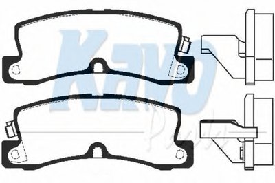 Комплект тормозных колодок, дисковый тормоз MK KASHIYAMA KAVO PARTS купить