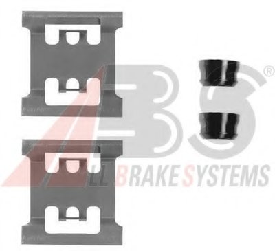 Комплектующие, колодки дискового тормоза A.B.S. купить