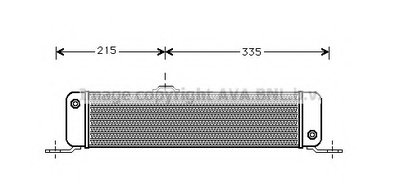 Радиатор масляный MERCEDES 209-410 D (77-) (пр-во AVA)