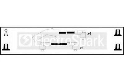 Комплект проводов зажигания ElectroSpark STANDARD купить