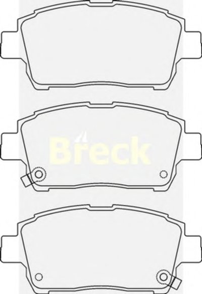 Комплект тормозных колодок, дисковый тормоз BRECK купить