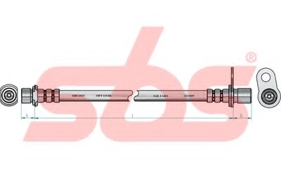 Тормозной шланг sbs купить