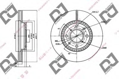 Тормозной диск DJ PARTS купить