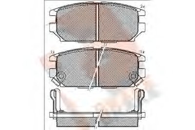 Комплект тормозных колодок, дисковый тормоз R BRAKE купить