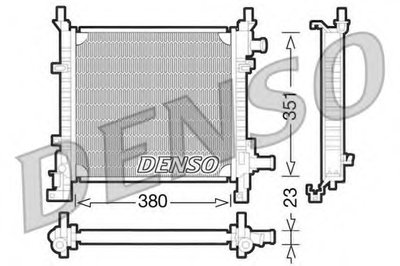 Радиатор, охлаждение двигателя DENSO купить