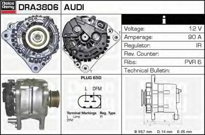 Генератор Remanufactured REMY (Light Duty) DELCO REMY купить