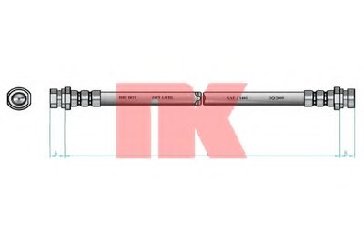Тормозной шланг NK купить