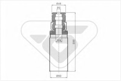 Пылезащитный комплект, амортизатор HUTCHINSON купить