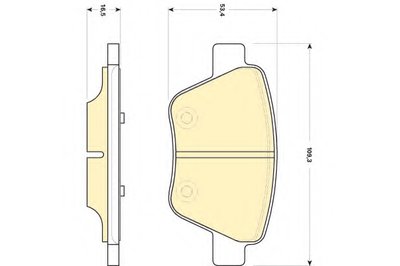 Комплект тормозных колодок, дисковый тормоз GIRLING купить