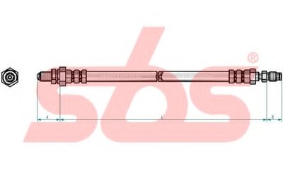 Тормозной шланг sbs купить