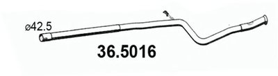 Труба выхлопного газа ASSO купить