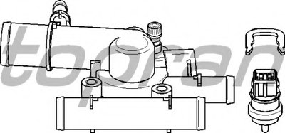 Корпус термостата TOPRAN купить