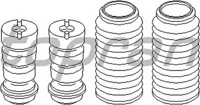 Пылезащитный комплект, амортизатор TOPRAN купить