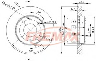 Тормозной диск Premium Carbon + FREMAX купить