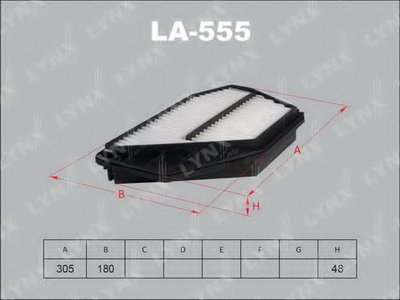 Воздушный фильтр LYNXauto купить