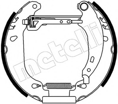 Комплект тормозных колодок Kit premounted METELLI купить